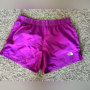 The North Face Women's Vibrant Purple Athletic Shorts